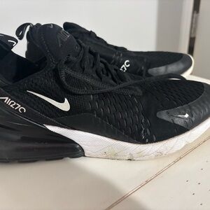 Nike Air Max 270 Black and White Shoes Womens 10 Mens 8.5